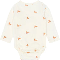 The New Siblings TNSBYeer Longsleeve Wrap Body Gardenia aop