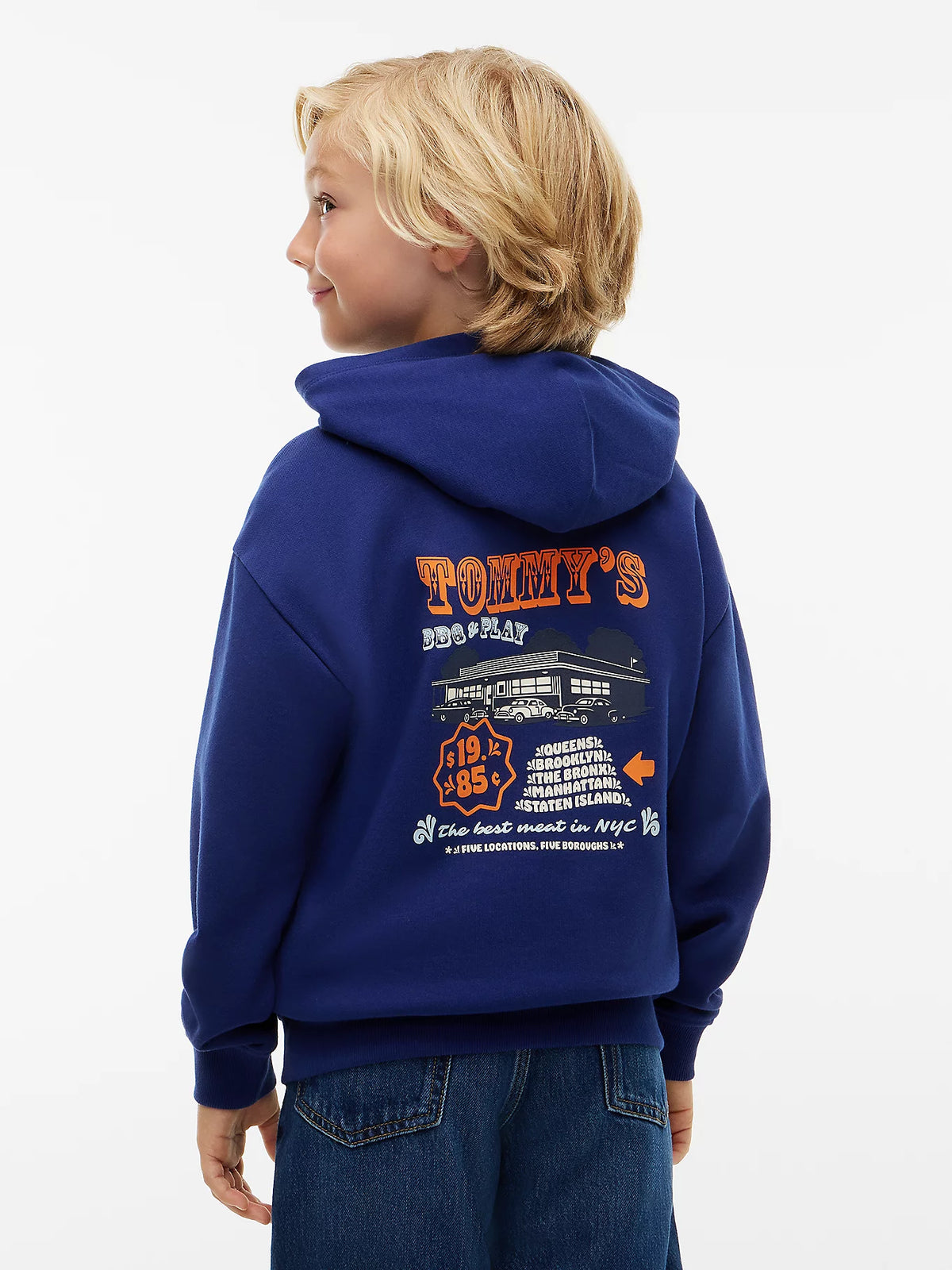 Tommy Hilfiger Graphic hoodie Blue ink