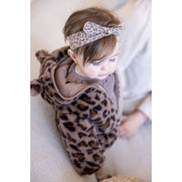 Feetje Teddy jasje met capuchon - Better Together Taupe