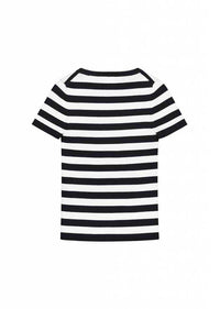 Nik&nik jolie top ss Black/offwhite