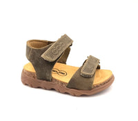 Develab Boys sandal Kaki brushed/washed