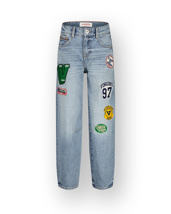 Vingino Kit badge jeans Blue vintage