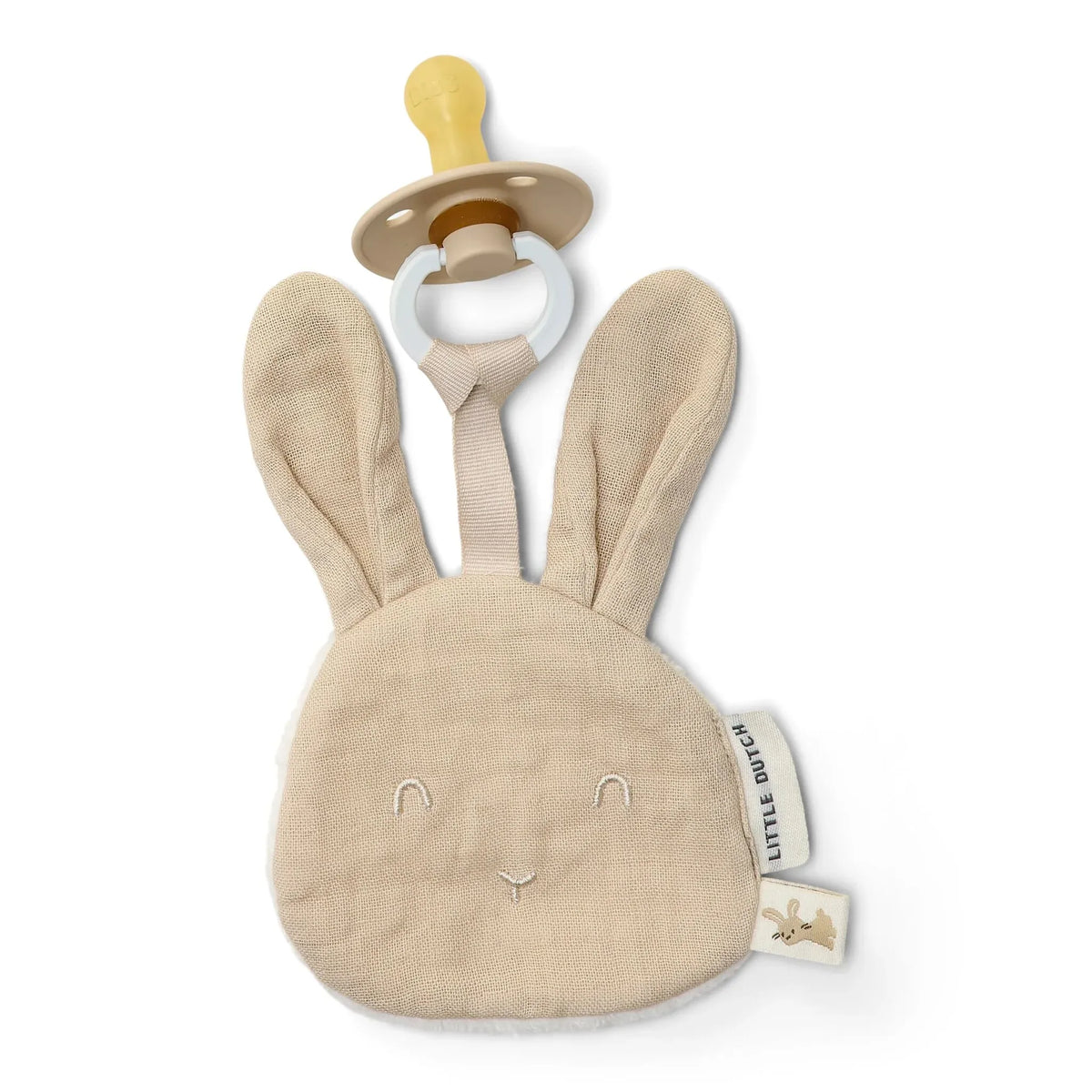 Little Dutch Speendoekje - Beige - Newborn Naturals - Baby Bunny