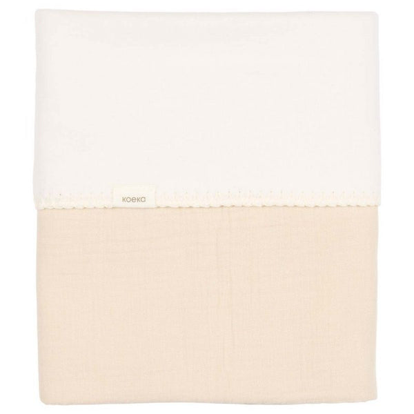 Ledikantdeken cotton fleece wafel Faro