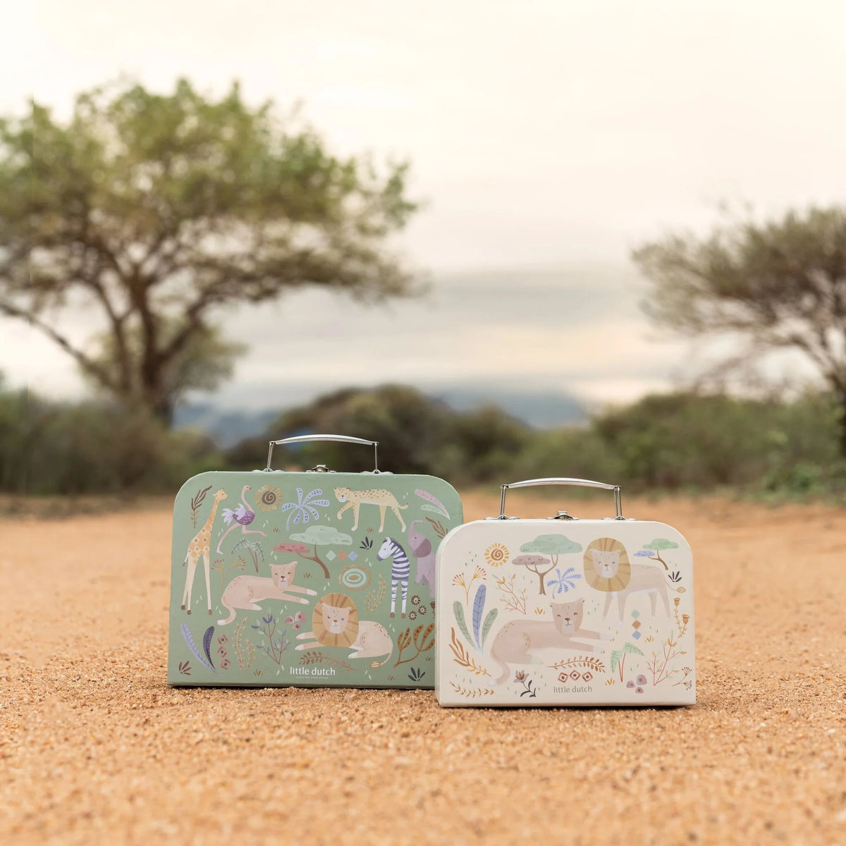 Little Dutch Kofferset - Safari Friends FSC
