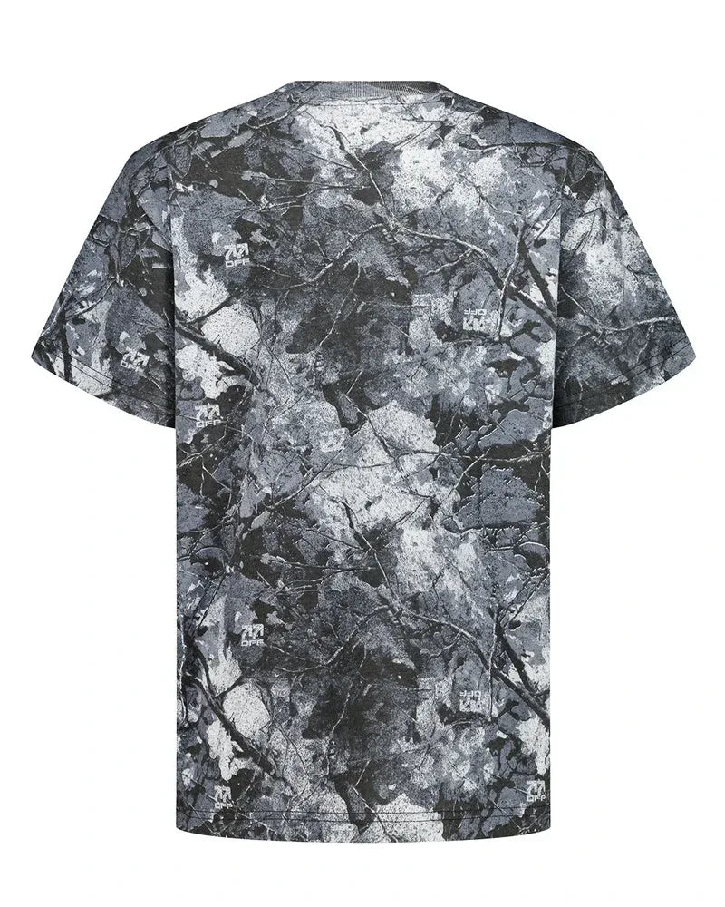 Lab Off-White Camo Printed T-Shirt Black