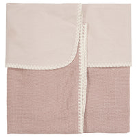 Koeka ledikantdeken flanel cairo Plum