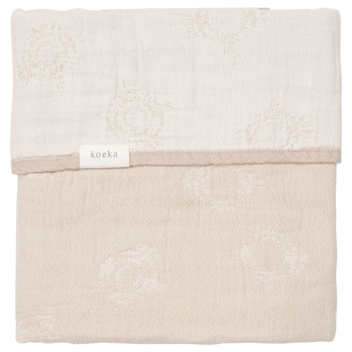 Koeka wiegdeken reversible portobello Soft clay