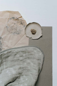 Koeka ledikantdeken reversible portobello Steel grey