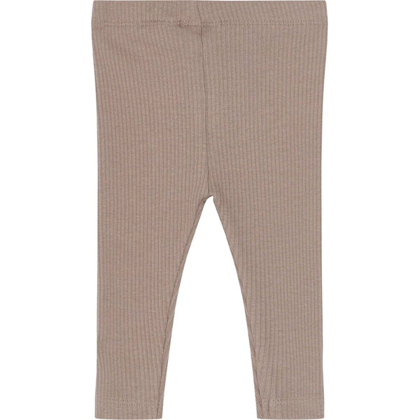 The New Siblings TNSBYanni Rib Leggings Taupe gray tn
