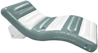 Swimessent Luxe lounge float 180cm green white
