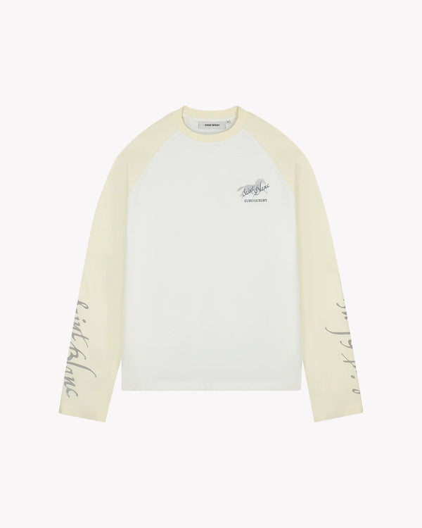 Saint Blanc Euro Luxury Raglan Longsleeve Cream/off white