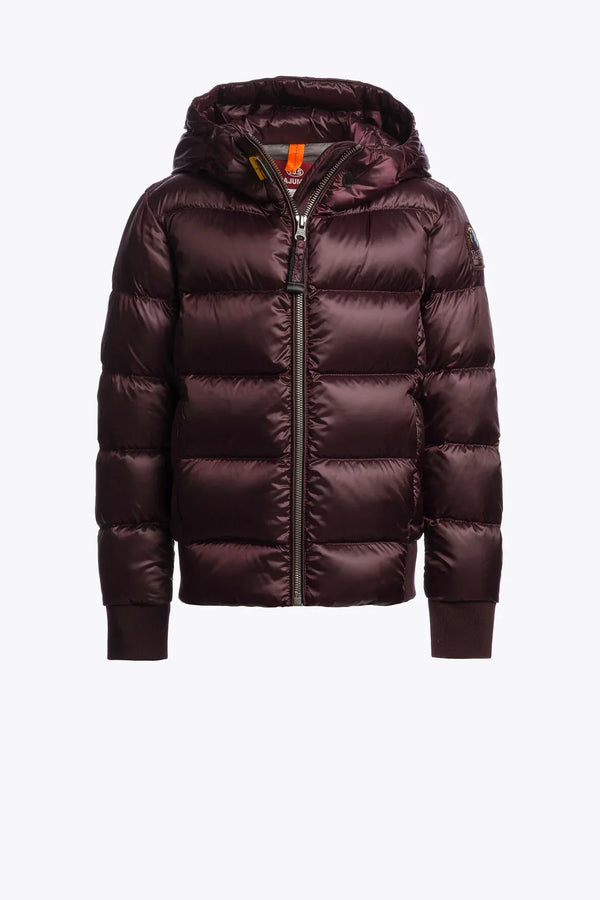 Parajumpers MARIAH Long puffer jacket Bordeaux