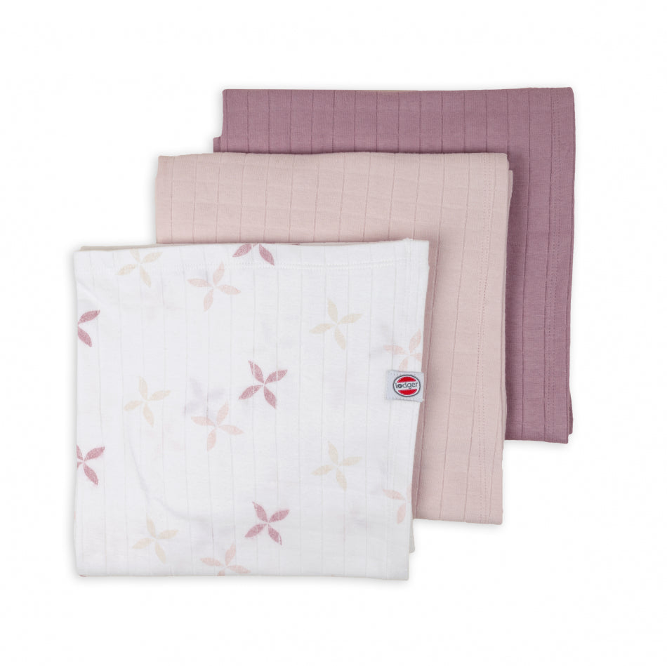 Lodger Swadller 2-pack Solid Matcha rose