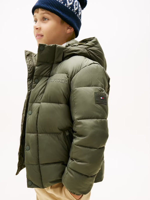 Matt and shine embos jacket