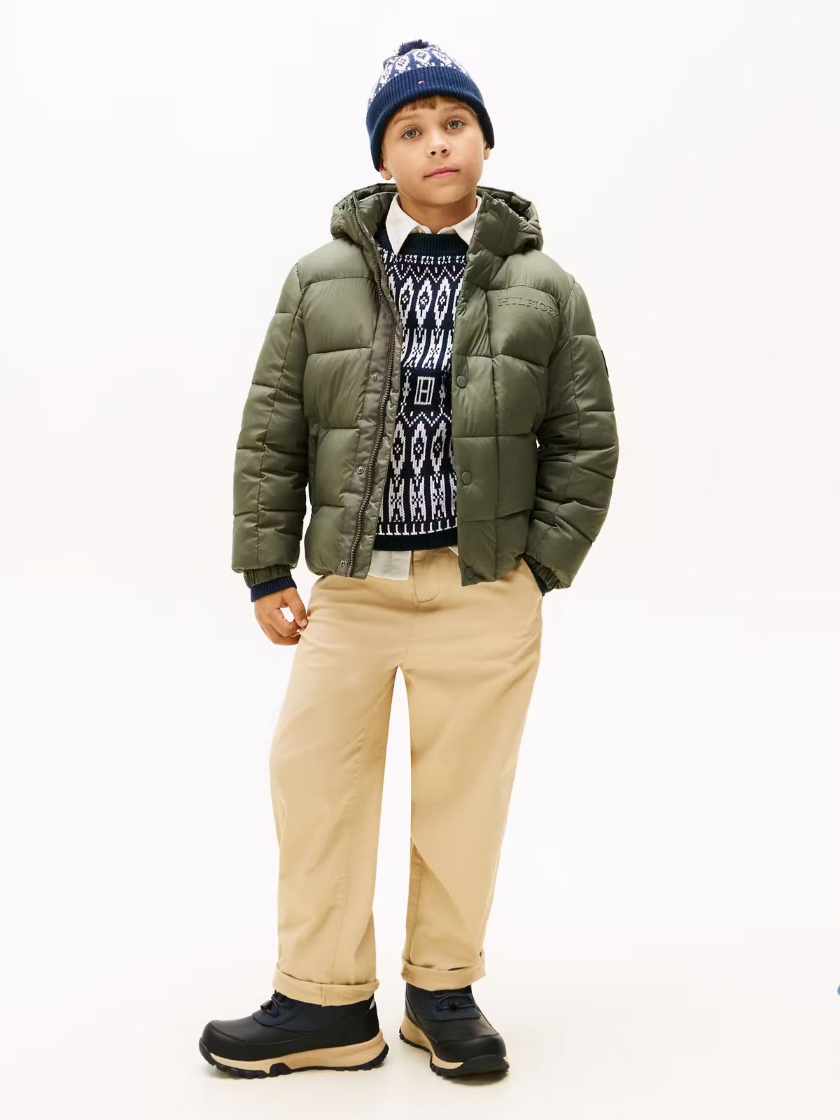 Matt and shine embos jacket