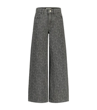 Monaco laser extra wide leg jeans