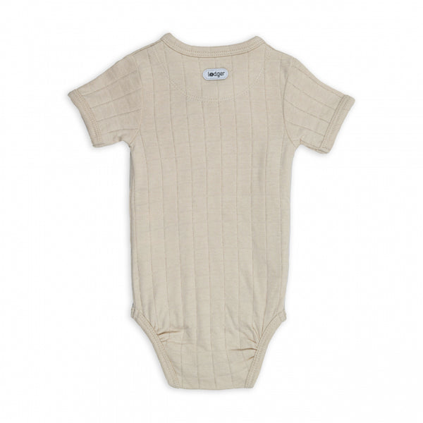 Lodger Romper SS Solid Birch