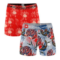 Muchachomalo Boys 2-pack shorts Flower Power Print-print