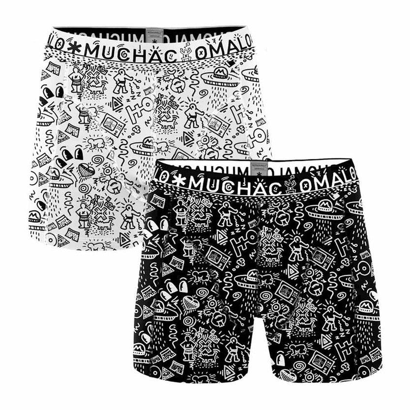 Boys 2-pack shorts Iconic Art