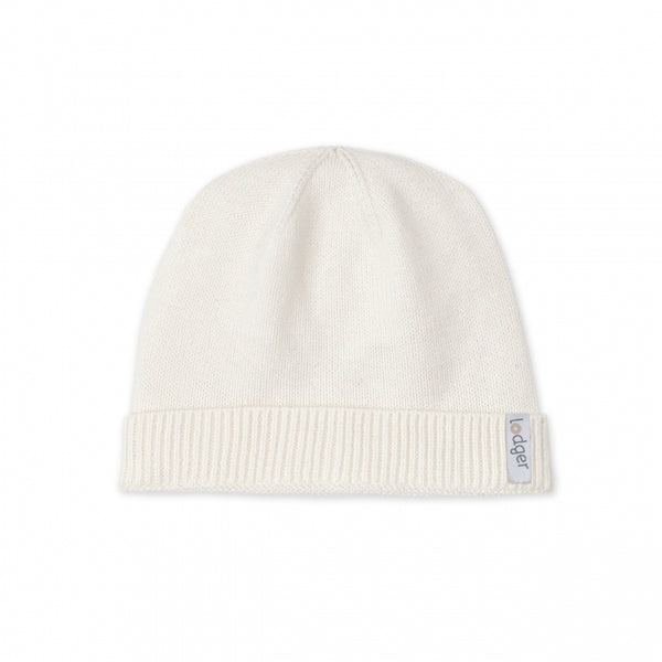 Lodger Beanie knit merino Cream