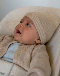 Lodger Beanie knit merino Beige