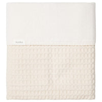Ledikantdeken cotton fleece wafel Amsterdam