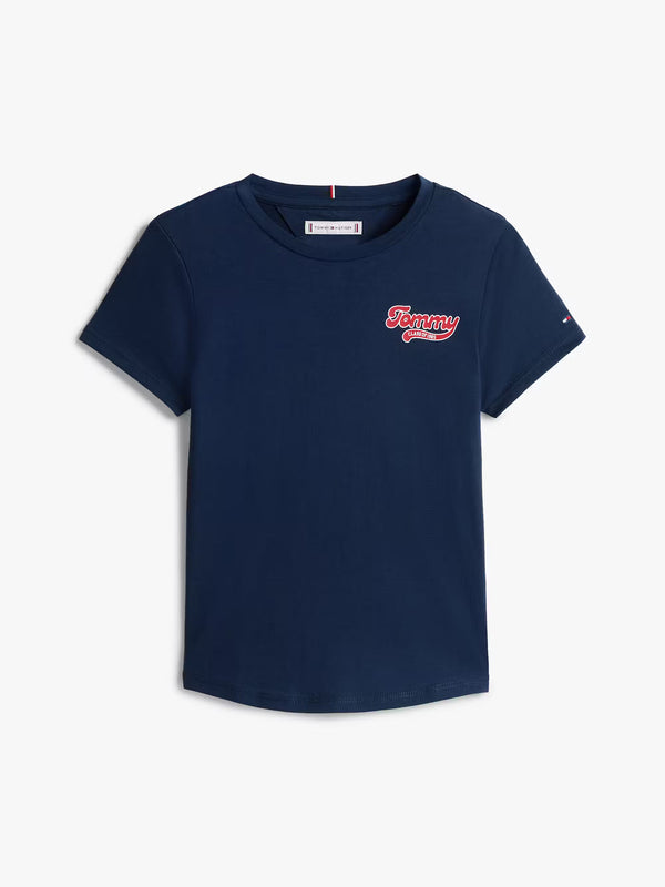 Tommy graphic flock t-shirt