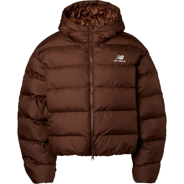 New Balance Boston Puffer Jacket Brown