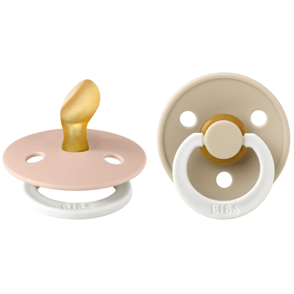 Bibs colour speen latex anatomic 2pack Blush glow/vanilla