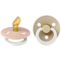 Bibs colour speen latex anatomic 2pack Blush glow/vanilla