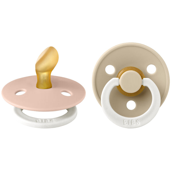 Bibs colour speen latex anatomic 2pack Blush glow/vanilla