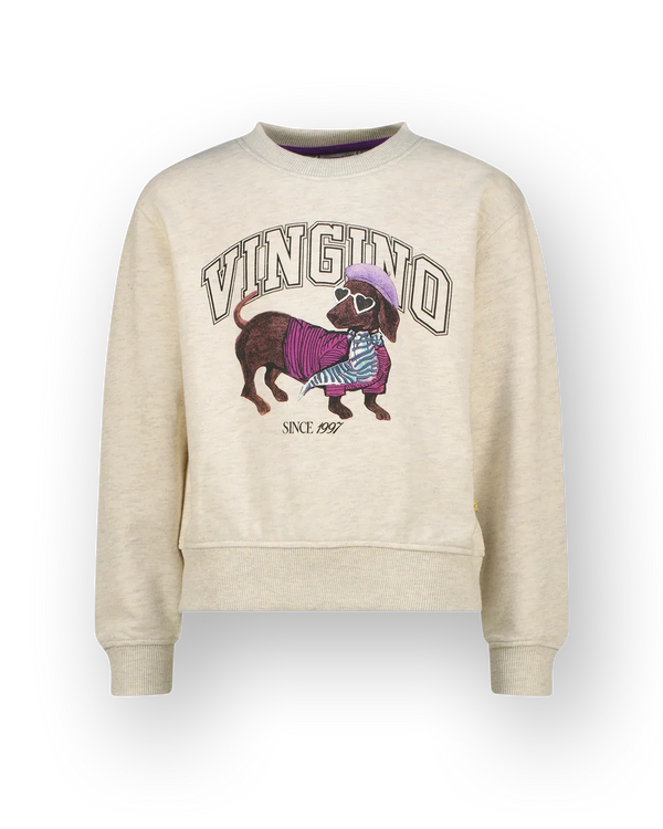 Vingino Nieneke Sweater Soft vanilla melee
