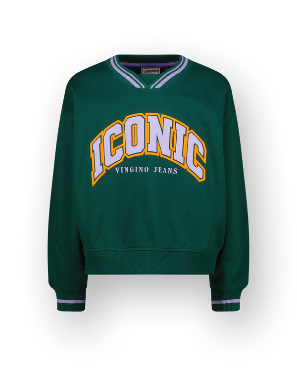 Vingino Noortje Sweater Green fleck