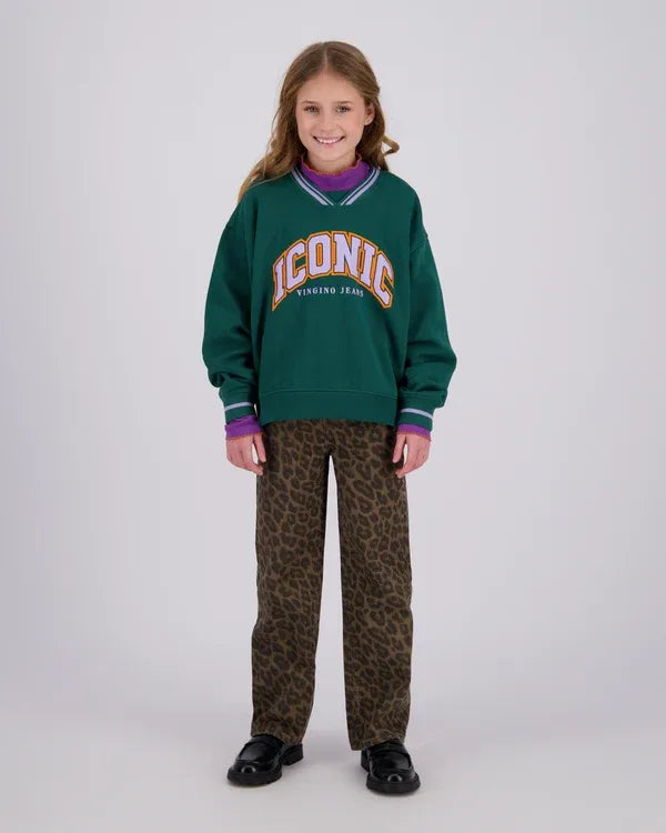 Vingino Noortje Sweater Green fleck