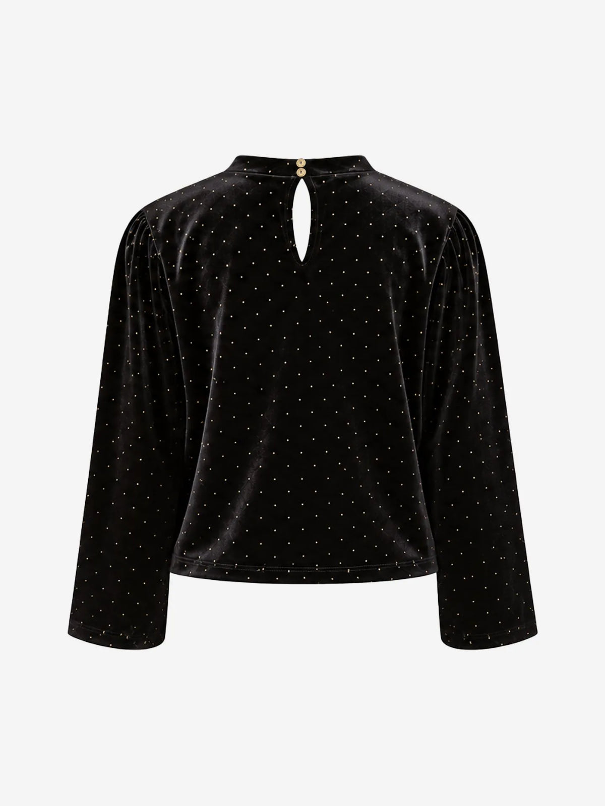 Nik&Nik Nowi Velvet Top Black