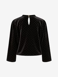Nik&Nik Nowi Velvet Top Black