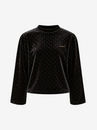 Nik&Nik Nowi Velvet Top Black