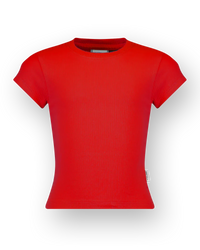 Icon-Crop rib tee T-Shirt