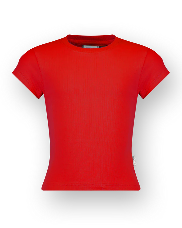 Icon-Crop rib tee T-Shirt
