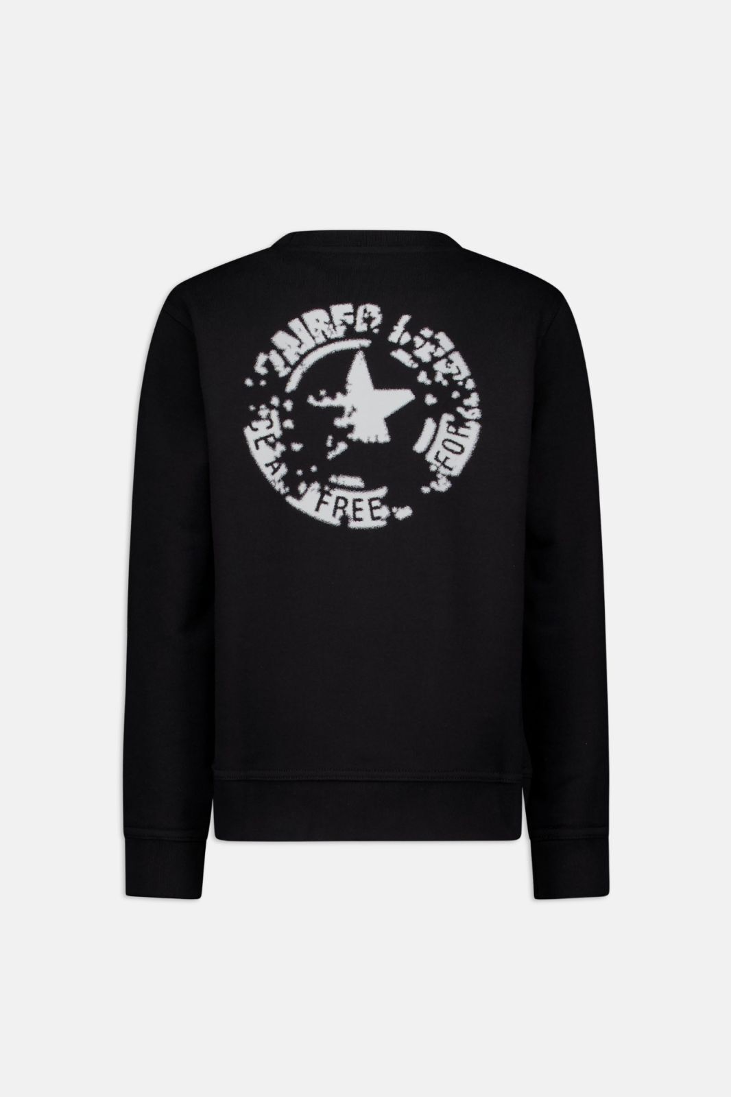 Airforce Faded round sweater True black\paloma grey