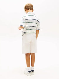 TH script graphic sweatshorts