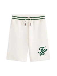 TH script graphic sweatshorts