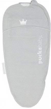 Puckababy piep grey stripe 0-3m