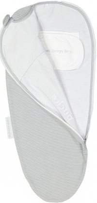 Puckababy piep grey stripe 0-3m