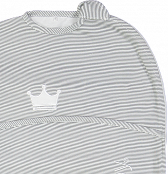 Puckababy piep grey stripe 0-3m