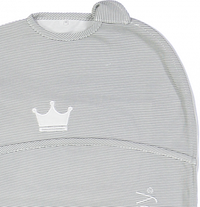 Puckababy piep grey stripe 0-3m