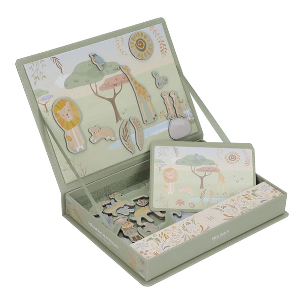 Little Dutch Magnetisch speelbord - Safari Friends FSC