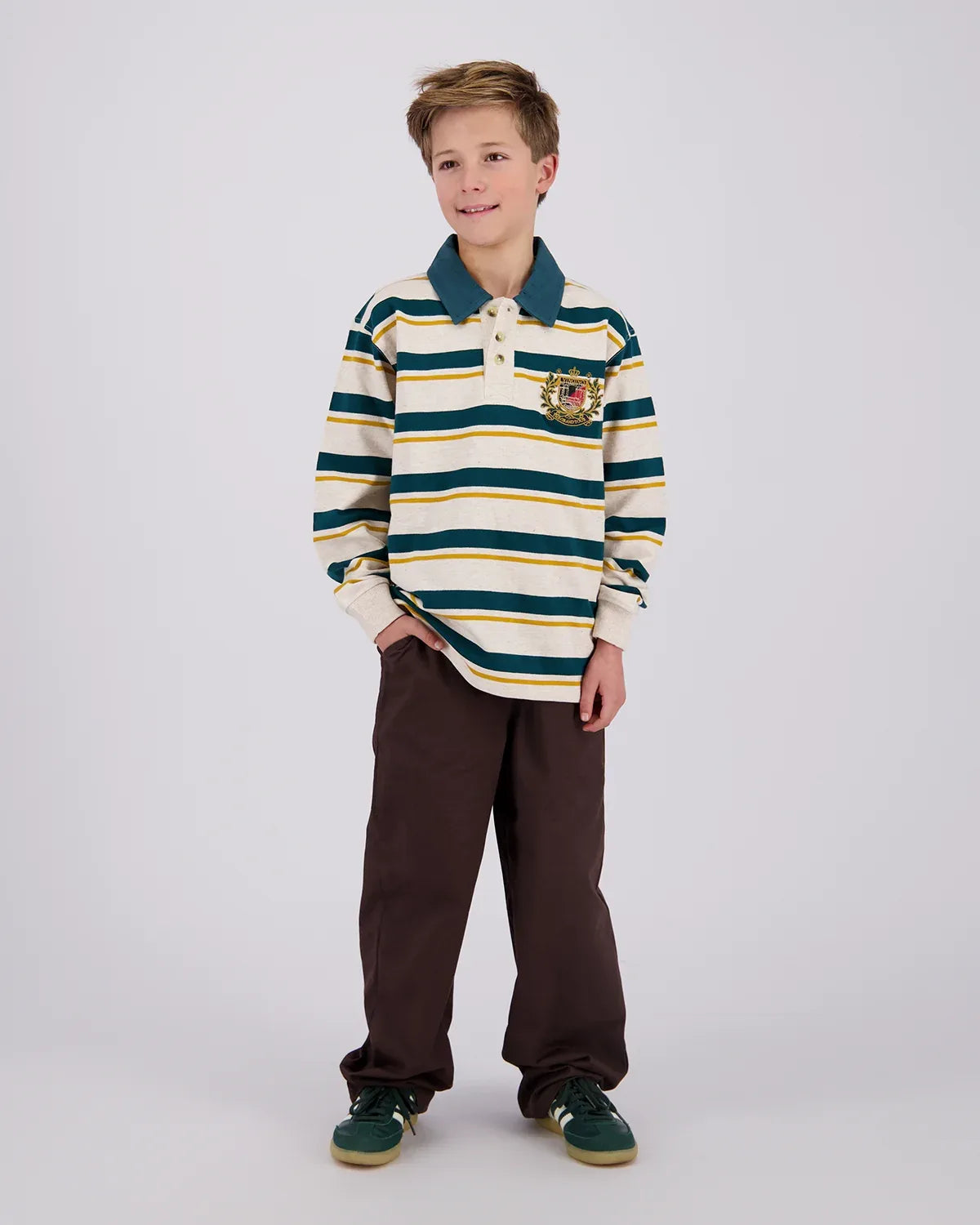 Vingino Nicolo Polo sweat Soft vanilla melee
