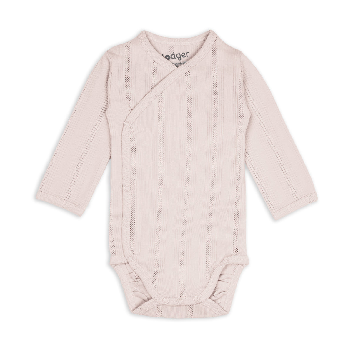 Lodger Romper LS Pointelle Powder